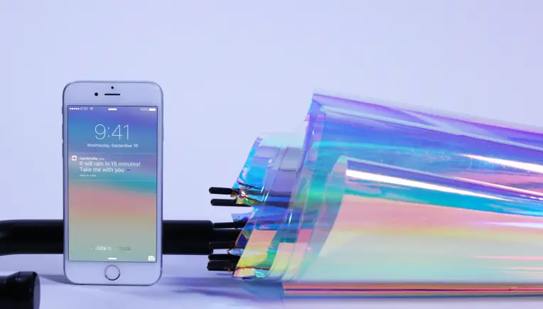 Smarter Regenschirm: Oombrella kann das Wetter vorhersagen